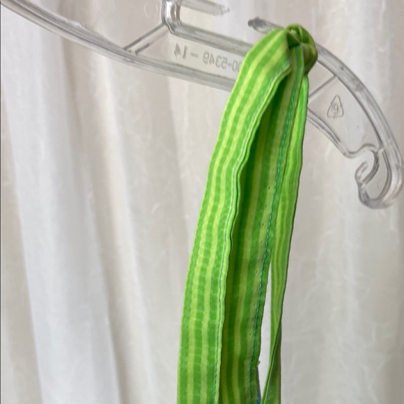 Blue and Green Casual Dress with Dragon fly Print - Picture 3 of 7